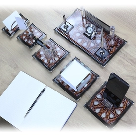 Kristal Cam Masa Seti