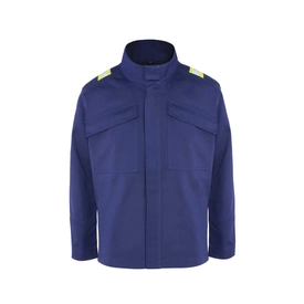 Alev Almaz Kaynakçı Ceketi Lacivert