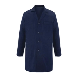 Unisex İş Önlüğü Çıtçıtlı Lacivert