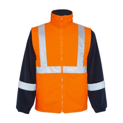 Hi-Vis 2 in 1 Yelek Neon Turuncu