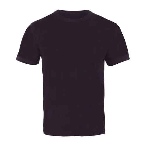 Bisiklet Yaka 1/24 Kompakt Penye Tişört Siyah